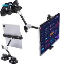 Tablet Mount for Truck Ultra Durable Metal Ipad Holder with Super Dual