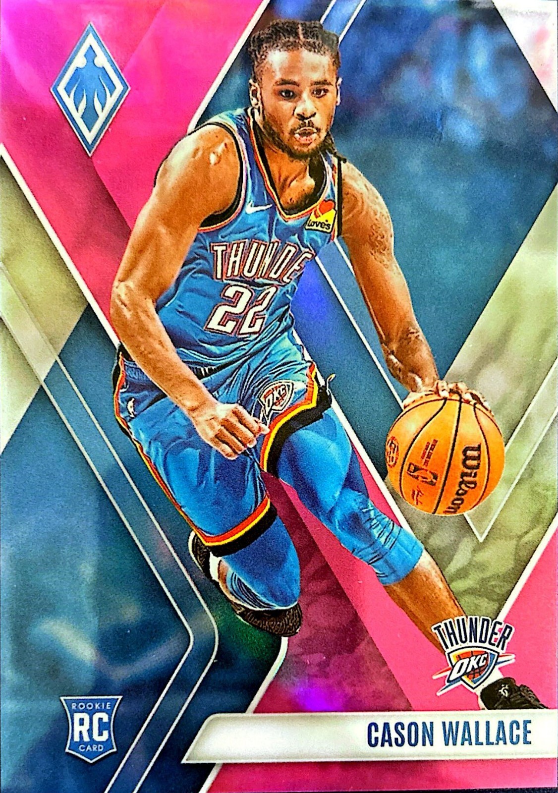 2023-24 Panini Phoenix - Rookies Cason Wallace #291 Pink /175 (RC)