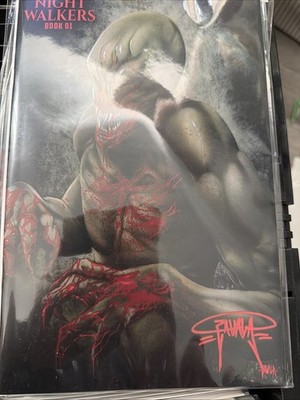 NIGHT WALKERS #1 * NM+ * MARTIN ZAVALA VIRGIN VARIANT LTD 250 MINIMAL  SIGNED 