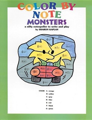Sharon Kaplan Color by Note Monsters (Taschenbuch) Color by Note
