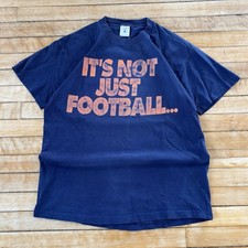 VTG 80s Delta Chicago Bears Two Sided T-Shirt Mens L Single Stitch Made In USA