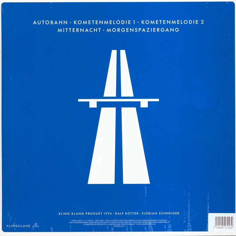 Kraftwerk - Autobahn Translucent Blue Vinyl Edition (1974 - UK - Reissue) - Bild 4 von 4