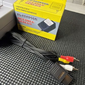 Super Nintendo SNES Console Mario Bundle Clean!