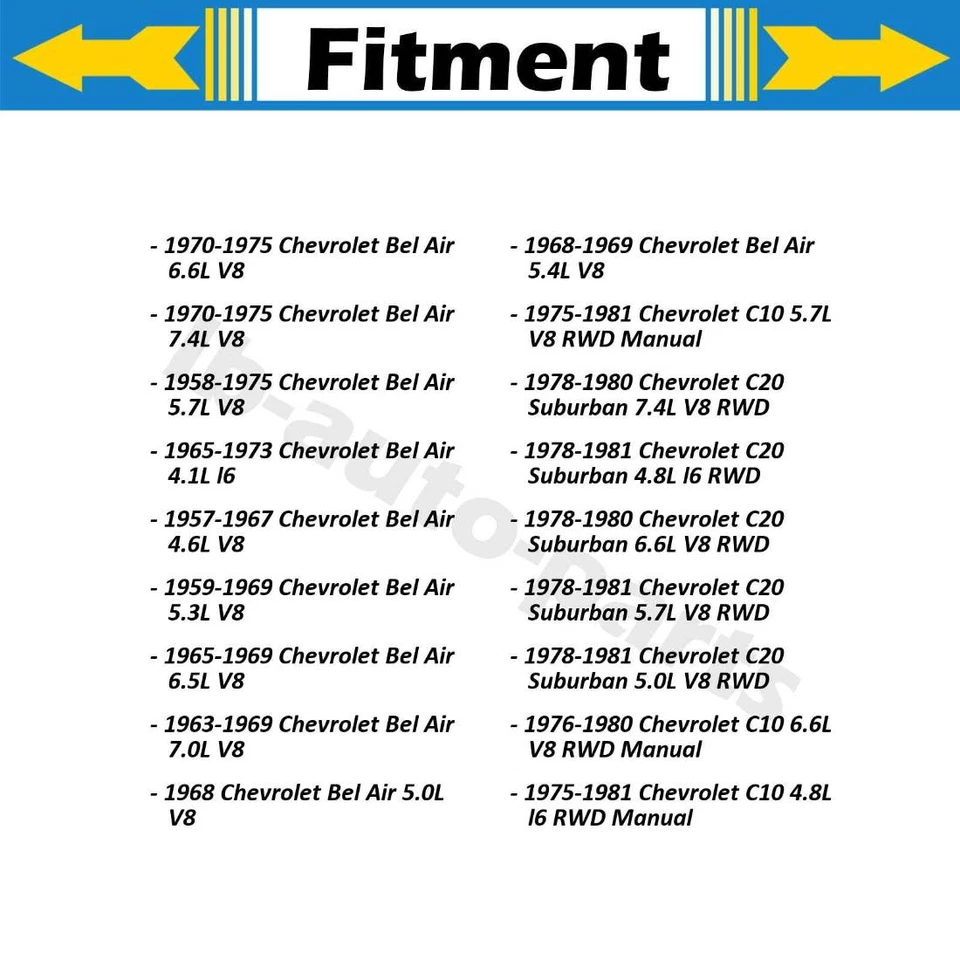 Juntas traseiras em U SKF para Chevrolet Bel Air 1955 1956 1957 1958 1959 1960 1961 - Imagem 2 de 4