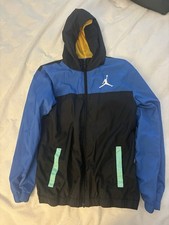 Jordan Jumpman Fleece Lined Windbreaker Jacket - Boy's M 10-12