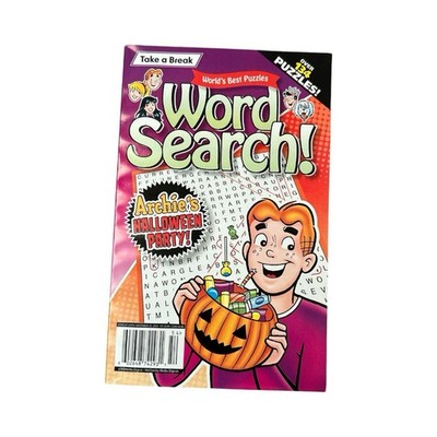 Penny Press Archies Halloween Party Over 134 Puzzles Word Search Book