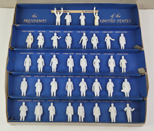Vintage Marx Toys Presidents of the United States Miniature Molded 36 Figure Set