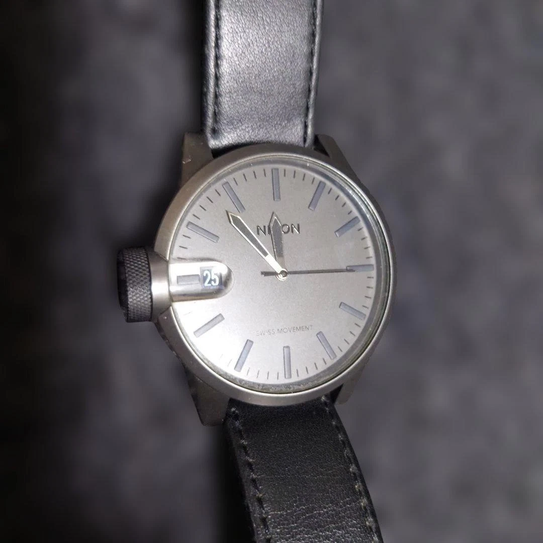 Nixon Re-Run Orologio Uomo Analogico-Digitale Al Quarzo – Cassa Acciaio, Bracciale Inox Con Fibbia Deployante, Cronometro E Allarme