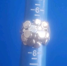 Vintage Signed HG Sterling Silver 925 Artisan Ring. Israel. Size 7.25