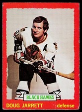 1973-74 Topps Doug Jarrett #76 Chicago Blackhawks HOCKEY