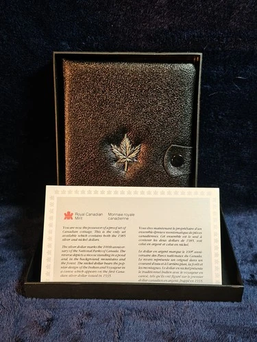 1985 Royal Canadian Mint Proof Set 7 Coins with Special Edition Silver Dollar