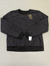 DKNY Black Reversible Men 2XL Crew Neck Quilted Padded Jumper