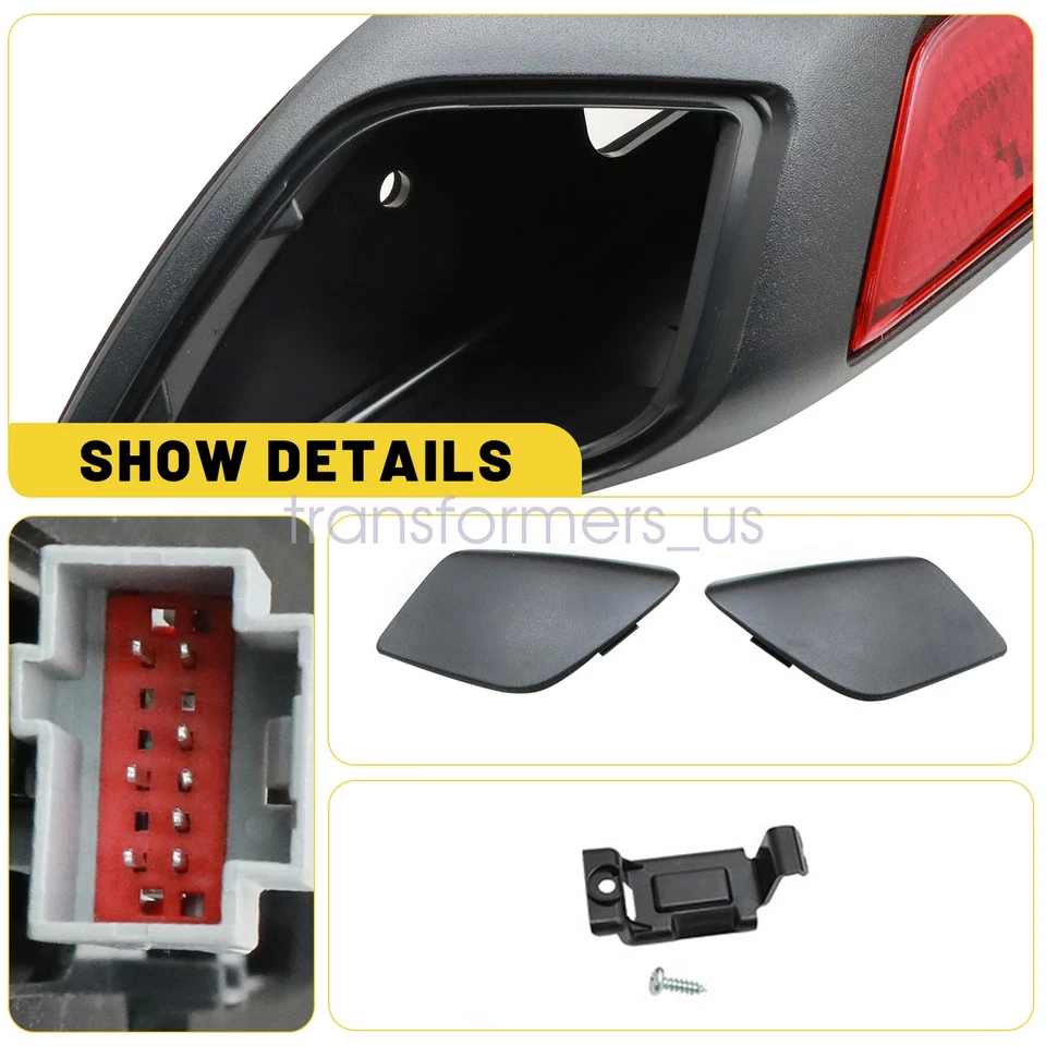 Tercera luz de freno LED lámpara de parada para Ford Transit-150 / Transit-250/350 2018-2019 Foto 3 de 4