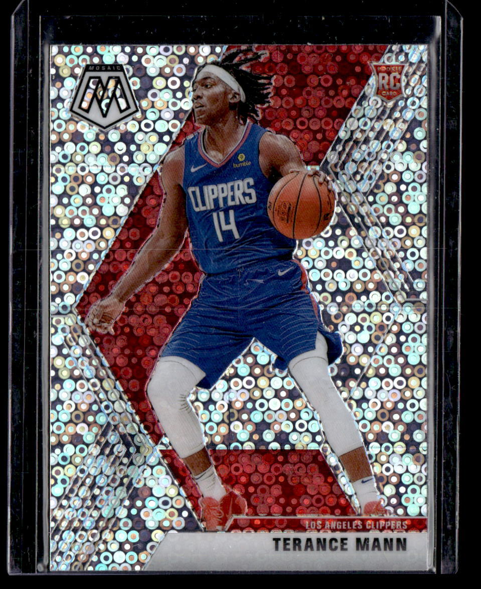 2019 Panini Mosaic #246 Terance Mann Fast Break Near Mint