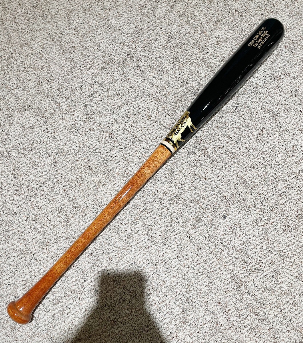 Batte De Baseball En Bouleau 33 Pouces - Traitée à La Flamme, Fibre De Carbone, Orange Fluo - CCBC