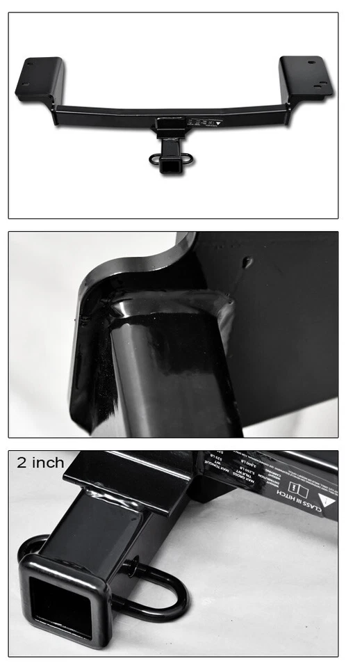 Topline For 2010-2016 Kia Sportage Class 3 Trailer Hitch Tow Receiver 2" - Black Foto 3 de 3