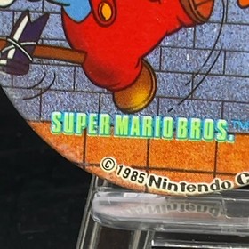 Mario Attack Menko Super Mario Bros Famicom Card Nintendo 1985 NES Japanese