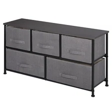 5 Drawer Dresser Chest of Drawers Storage Organizer for Bedroom Living Room 