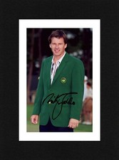 8X6 Mount NICK FALDO Signed PHOTO Print Ready To Frame THE MASTERS GOLF
