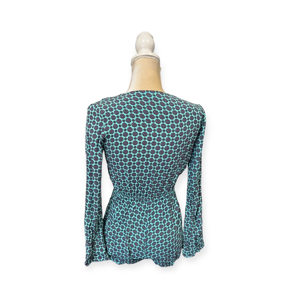 Mameluco Mono Rat & Boa Talitha Talla S Pequeño Azul Verde Manga Larga Foto 3 de 4