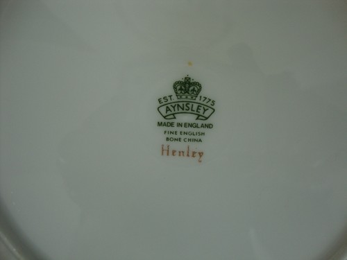 Aynsley Henley SALAD Plates 8 1/4" Excellent SET OF 2 - Picture 4 of 4