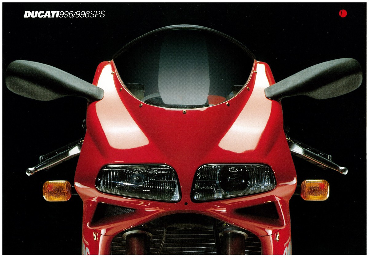 DUCATI Brochure Superbike 996 996SPS 748 748SPS 1999 OEM Original