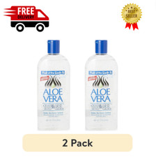Fruit of the Earth Aloe Vera Moisturizing Gel, Unscented 12 Oz  2 Pack 