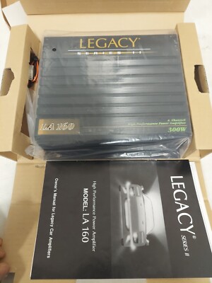 legacy series ll LA160 300 Watt, 4 Channel High Performance Car Audio Amplifier