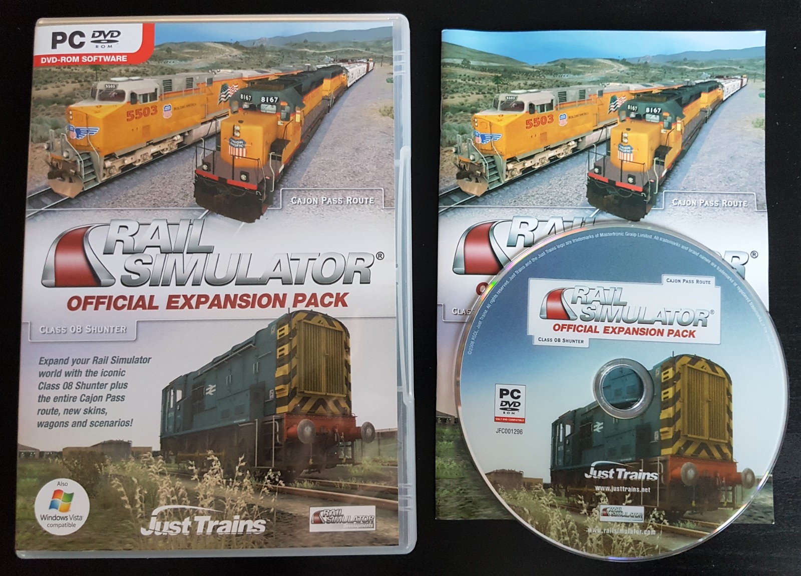 Rail Simulator Official Expansion Pack - PC DVD-ROM - Free, Fast P&P! - Train