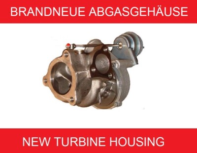 Turbo *NEW TURBINE HOUSING / ABGASGEHÄUSE* Alhambra Sharan 1.8 T AWC 53039880049