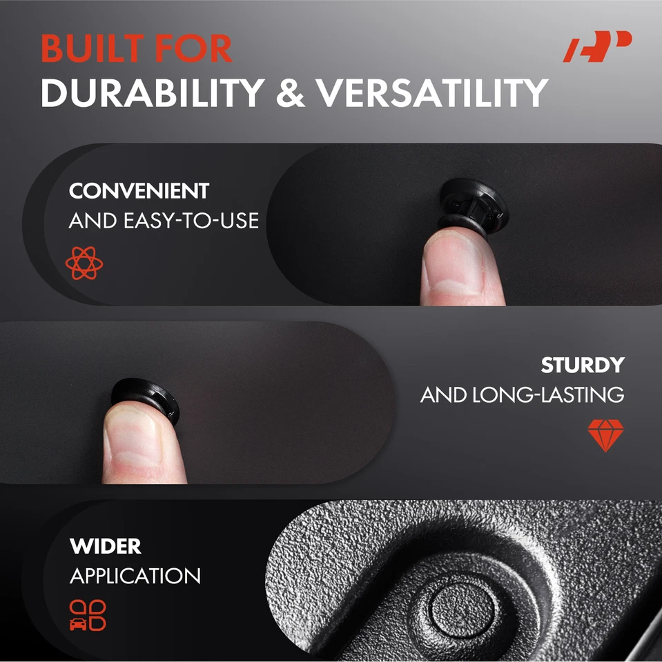 A-Premium 20 piezas 7,94 mm guardabarros parachoques protector retenedor clips cabeza única para Chevy Foto 4 de 4