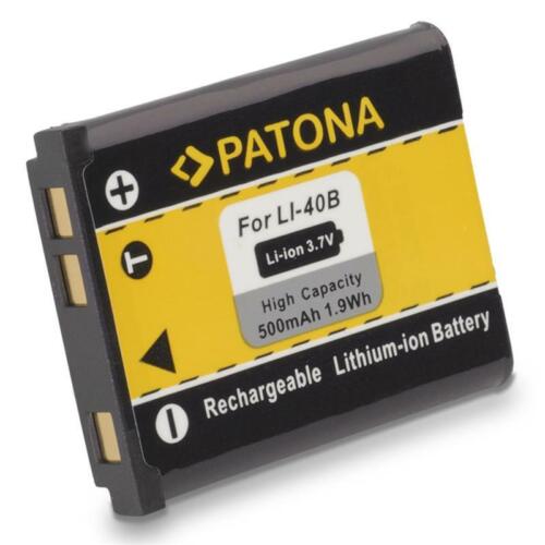 Batería Patona 500mAh para Olympus µ-720 Sw,µ-725 Sw,µ-730 ,µ-740 ,µ-750 ,µ-760 - Imagen 1 de 5