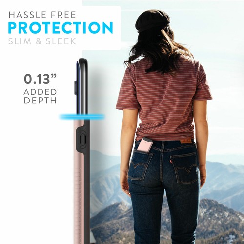TUDIA Slim-Fit MERGE Dual Layer Protective Cover Case for TCL 10L - Picture 27 of 50