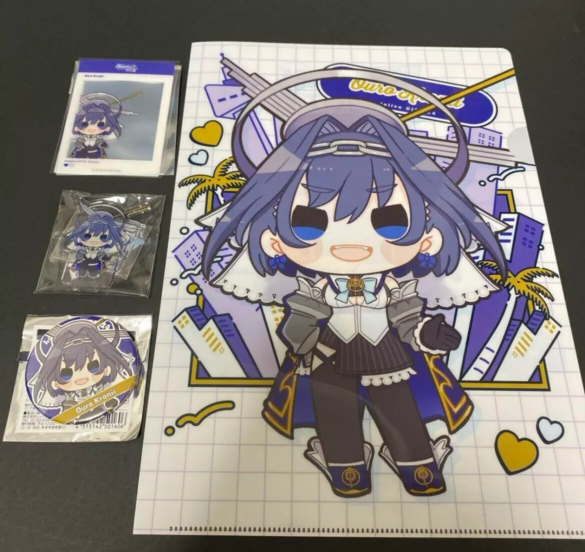 【専用ページ】hololive Ouro Kronii グッズセット Hololive EN City Tokyo Dome 2024 Ouro Kronii Complete Set of 4