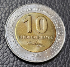 2000 Uruguay 10 Pesos Coin