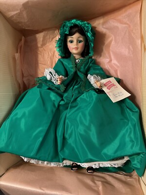 Madame Alexander 2292 Portrait Doll 21'' Scarlett Green Taffeta Dress Arm Tag MIB