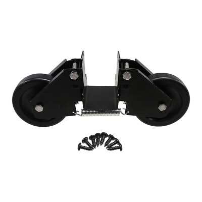 Heavy Duty Double Roller Gate Wheel for Vinyl Fence Gates Up to 2'' Wide