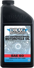 Drag Specialties High-Performance Mineral 60 Motorcycle Oil 1 qt 3601-0768