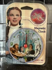 Vintage 1999 Ata-Boy Wizard of Oz 3” Magnetic Clock - Analog - Battery - BNIP!