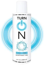 Turn On Water Based Lube 8 Ounce Premium Personal Lubricant Long Lasting Formula