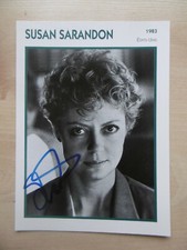 Susan Sarandon Autogramm signed 13x18 cm Karte 