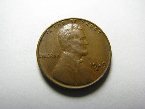 1939-S Lincoln Wheat Cents Extra Fine