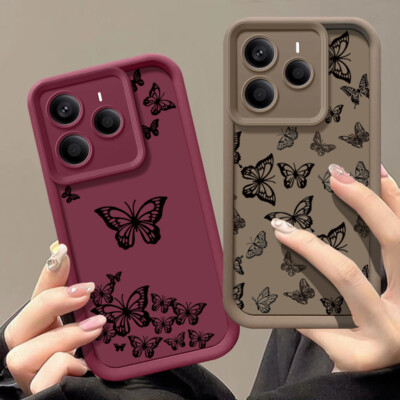 For Xiaomi 14T 13T Poco F6 X5 X6 M6 Redmi Note 14 Pro 13 12 11 10 Pro Case Cover