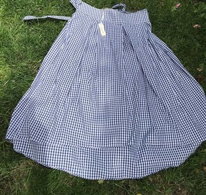 gingham skirt xl