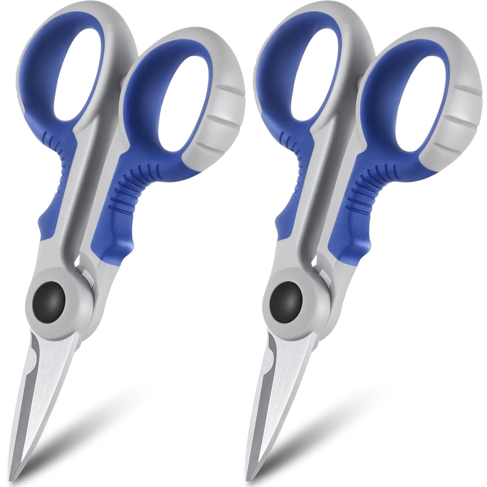 2 Pack Heavy Duty Fishing Line Scissors Braided Line Cutters for Fishing