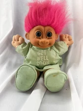 GET WELL SOON - 5" Russ Troll Doll Pink Hair