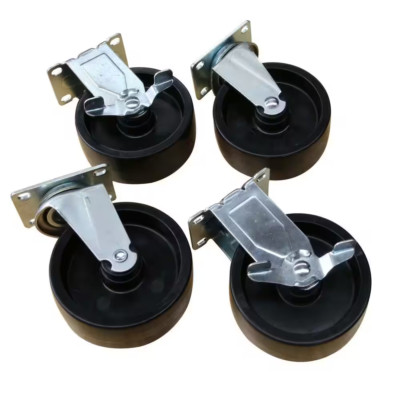 5 In. Caster Kit for Ready-To-Assemble Steel Garage Base Cabinets