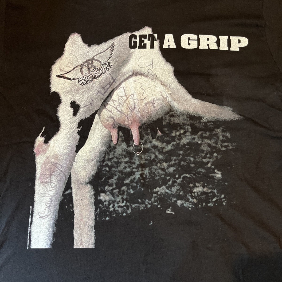 Vintage 90s 1993 Aerosmith Get a Grip Tour Shirt Size XL