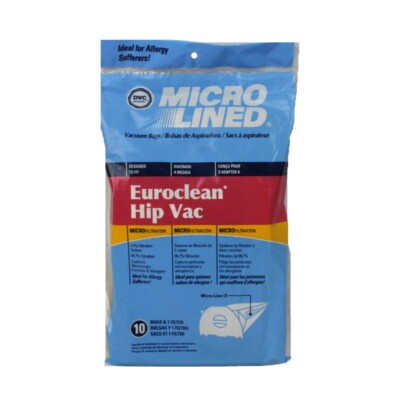 #ad DVC for Advance Euroclean Hip Vac Vacuum Paper Bags 10pk $9.99