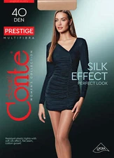 Conte Tights Prestige 40 Den Classic Silky Effect Sheer-to-Waist Women Pantyhose